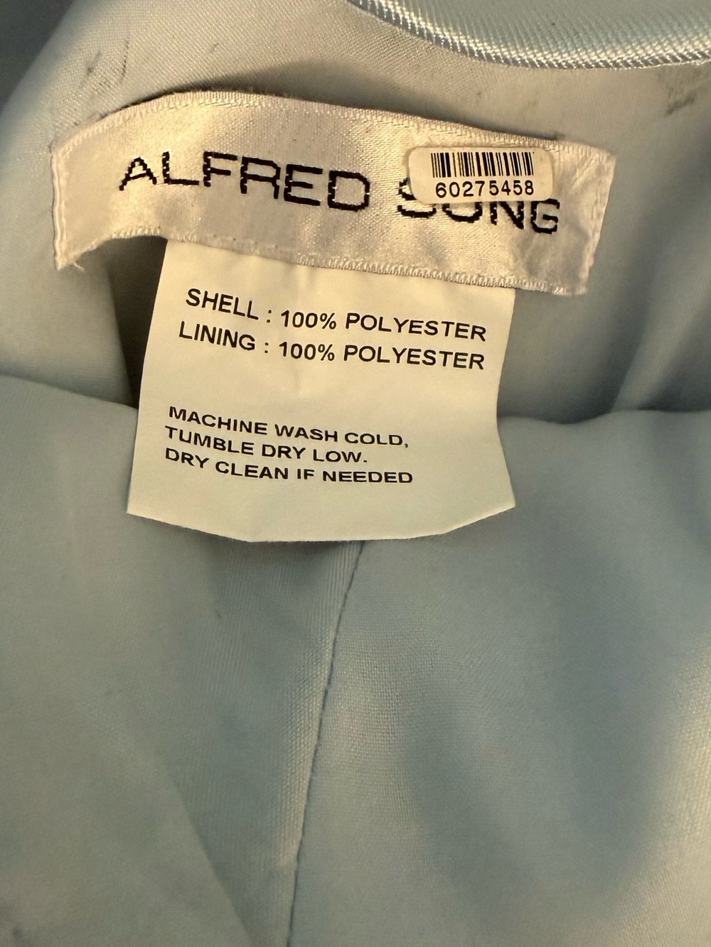 Alfred Sung jewel neck halter full A-line satin maxi dress - Picture 8 of 9